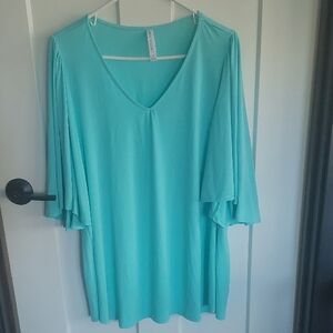 Dear Scarlett Turquoise Women's Blouse